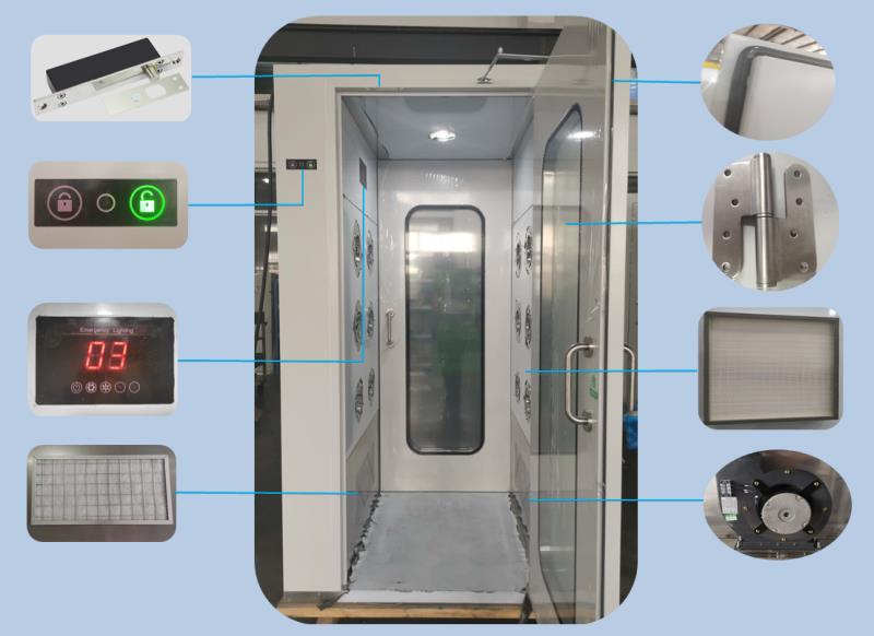 風(fēng)淋室細(xì)節(jié)圖展示 風(fēng)淋室細(xì)節(jié)圖展示